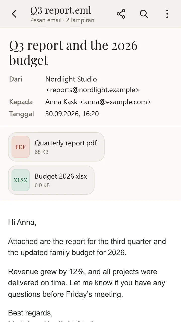 MSG dibuka di XanderFiles